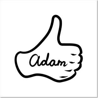 Men name Adam Posters and Art